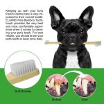 Periute de dinti, eco friendly din bambus, pentru animale de companie, din bambus, 3 buc/set, Elaimei, 2 buc. la preț de 1
