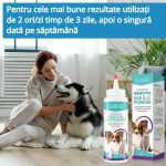Solutie pentru curatarea si igienizarea urechilor, pudra antiseptica pentru caini si pisici, 30 gr, Elaimei, 2 buc. la preț de 1