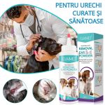 Solutie pentru curatarea si igienizarea urechilor, pudra antiseptica pentru caini si pisici, 30 gr, Elaimei, 2 buc. la preț de 1