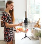 Suport cu stabilizator pentru smartphone, urmarire faciala inteligenta, rotire 360°, X Holder