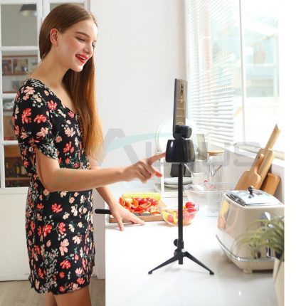 Suport cu stabilizator pentru smartphone, urmarire faciala inteligenta, rotire 360°, X Holder