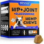 Oimmal Glucosamina Condroitina, supliment cu gust de pui pentru articulatiile cainilor si pisicilor, pernute moi, masticabile
