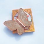 Paleta de farduri Butterfly, pigmenti si nuante calde si reci