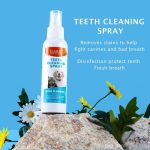Spray pentru curatarea si spalarea dintilor, efect antitartru, respiratie Fresh, pentru caini si pisici, 120 ml, Elaimei