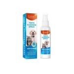 Spray pentru curatarea si spalarea dintilor, efect antitartru, respiratie Fresh, pentru caini si pisici, 120 ml, Elaimei
