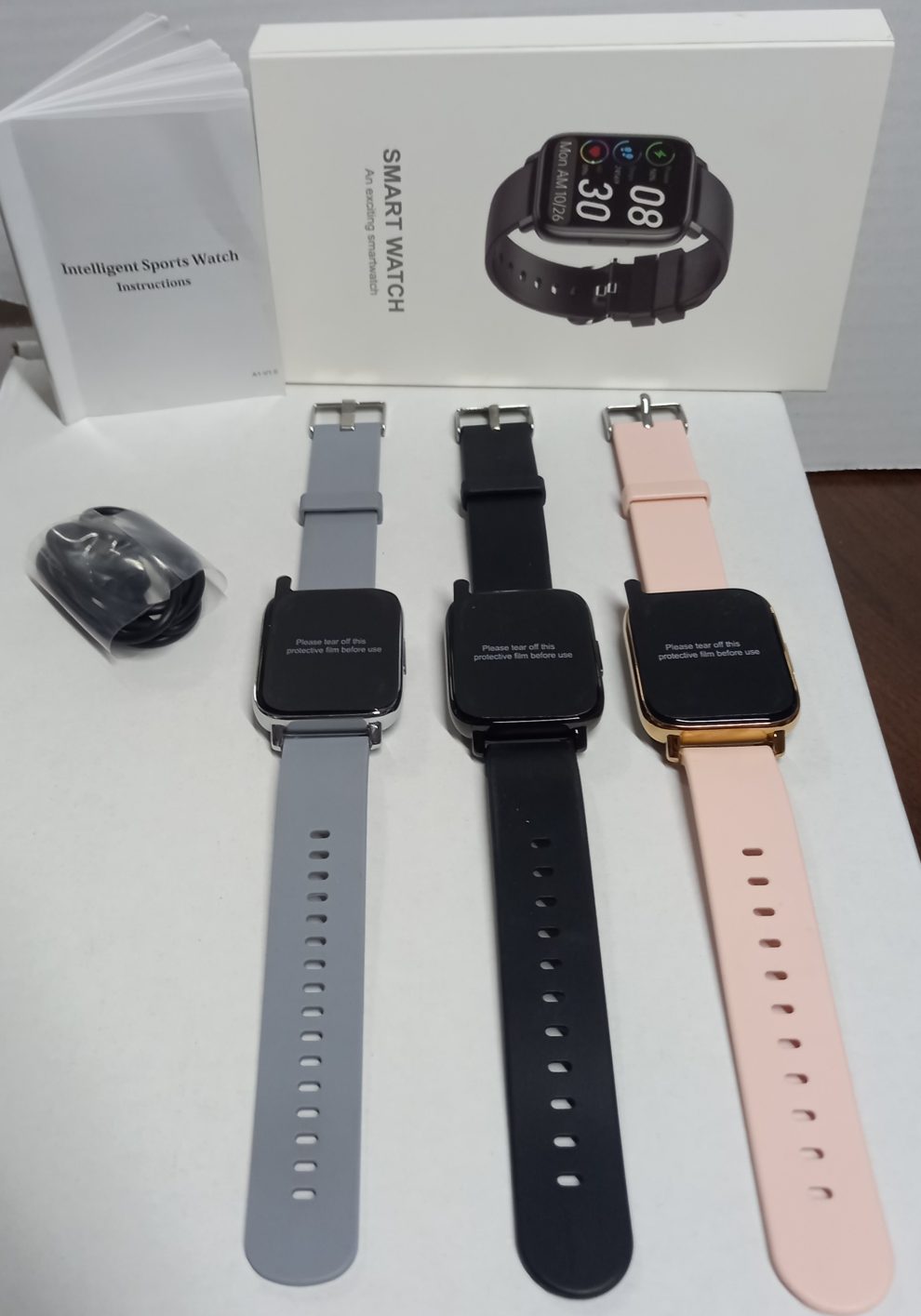 Smartwatch sport inteligent , rezistent la apa , cu functii multiple Smartwatch sport inteligent , rezistent la apa , cu functii multiple
